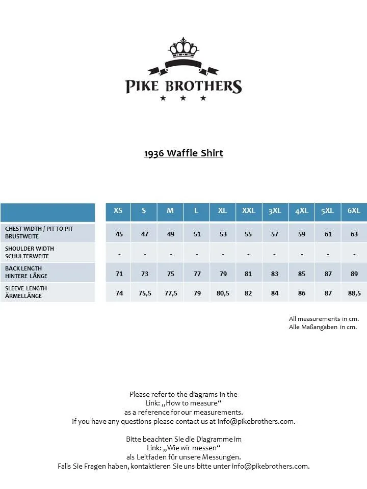 1936 Waffle Shirt, Army - Pike Brothers