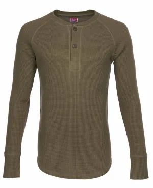 1936 Waffle Shirt, Army - Pike Brothers