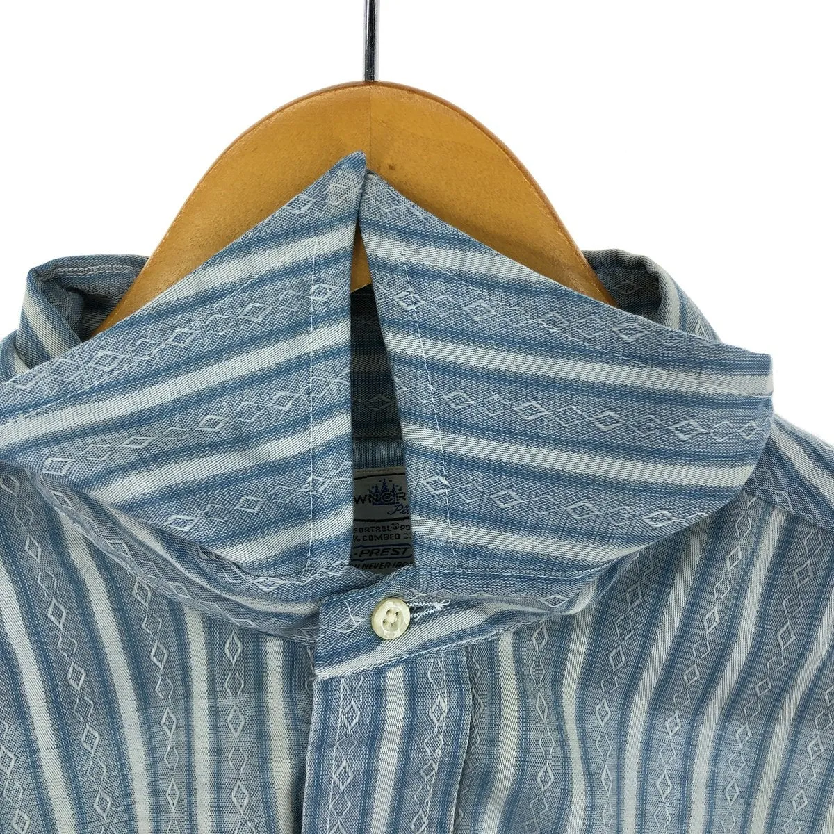 70'S Town Craft PENNEY'S all-over print short-sleeve polycotton shirt, men's L, vintage /eaa456279