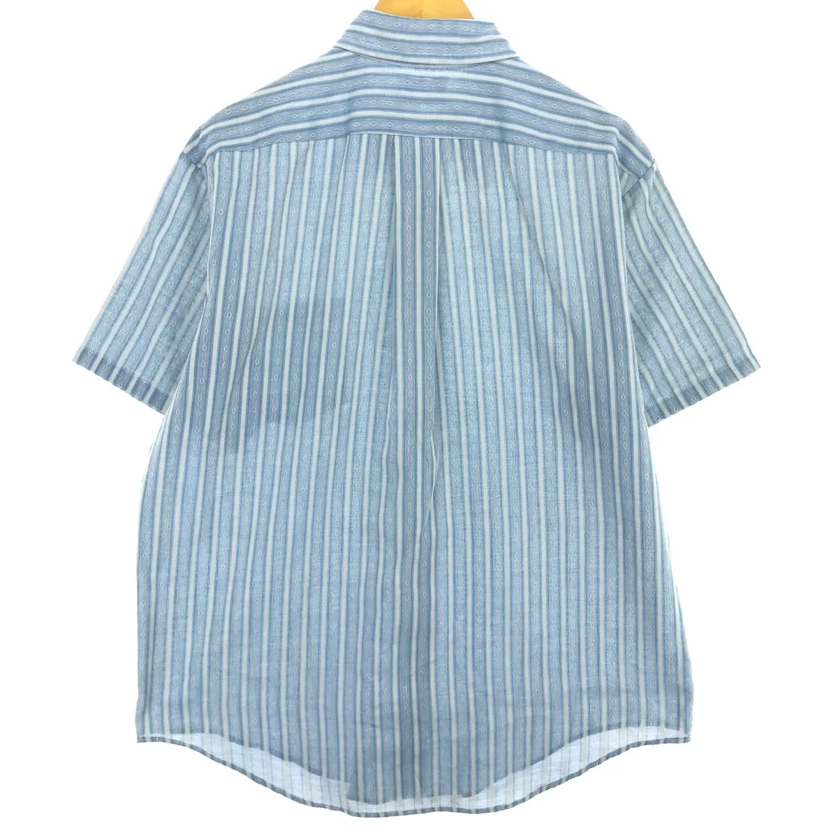 70'S Town Craft PENNEY'S all-over print short-sleeve polycotton shirt, men's L, vintage /eaa456279