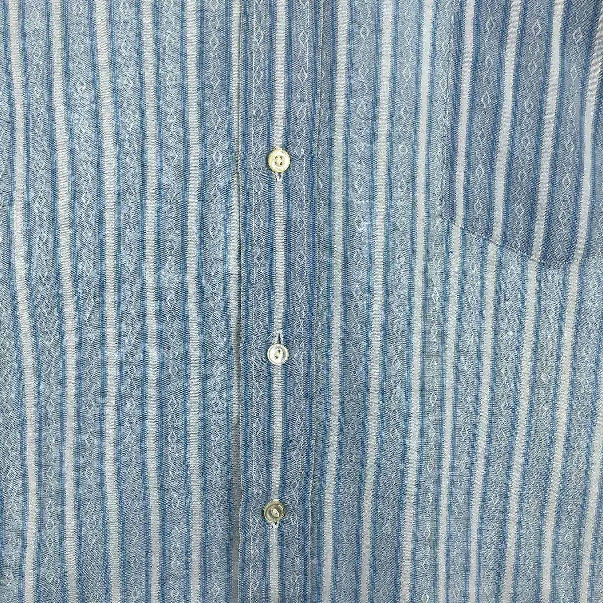 70'S Town Craft PENNEY'S all-over print short-sleeve polycotton shirt, men's L, vintage /eaa456279