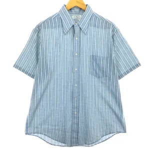 70'S Town Craft PENNEY'S all-over print short-sleeve polycotton shirt, men's L, vintage /eaa456279