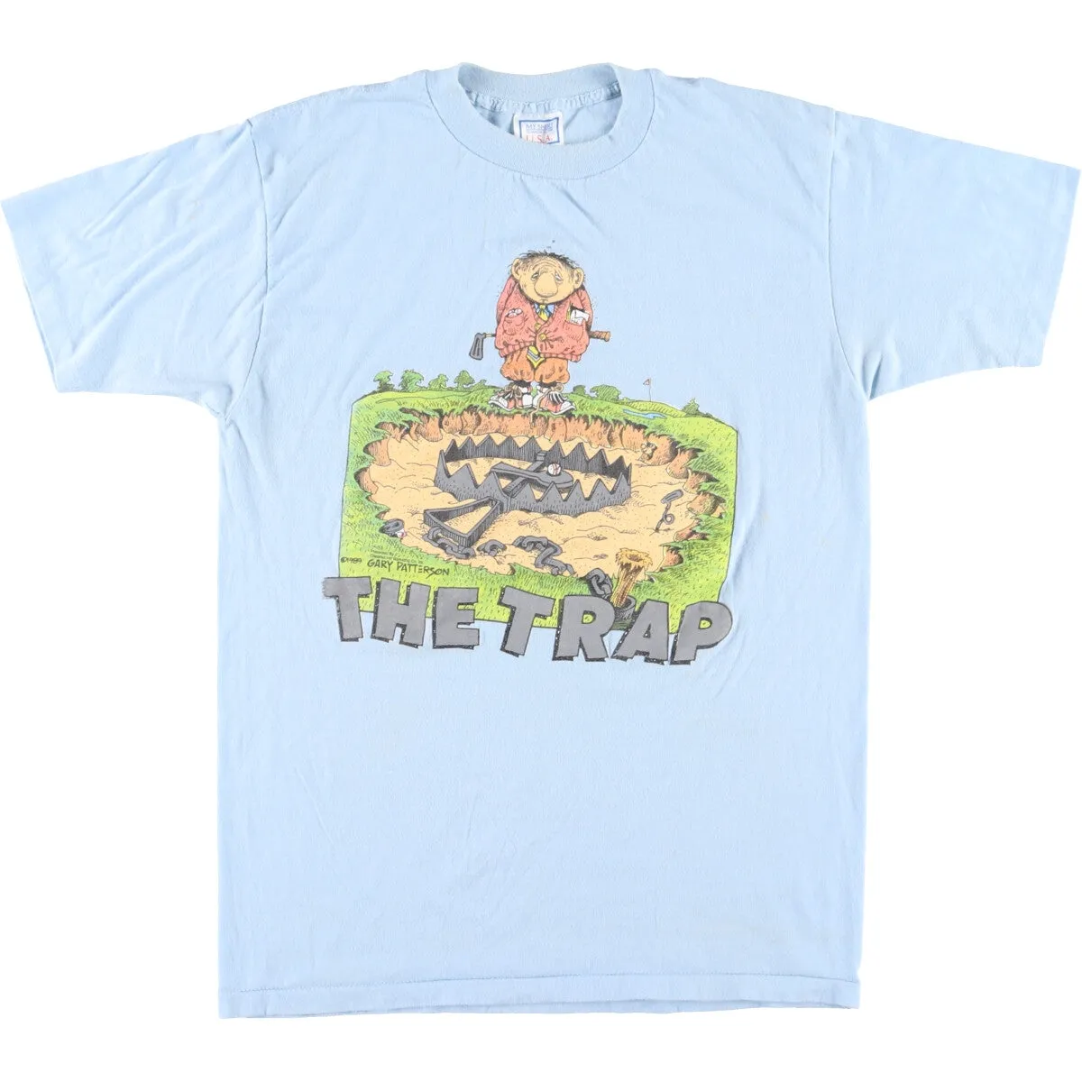80's GARY PATTERSON Gary Patterson Art T-shirt Made in USA Men's M Vintage /eaa442529