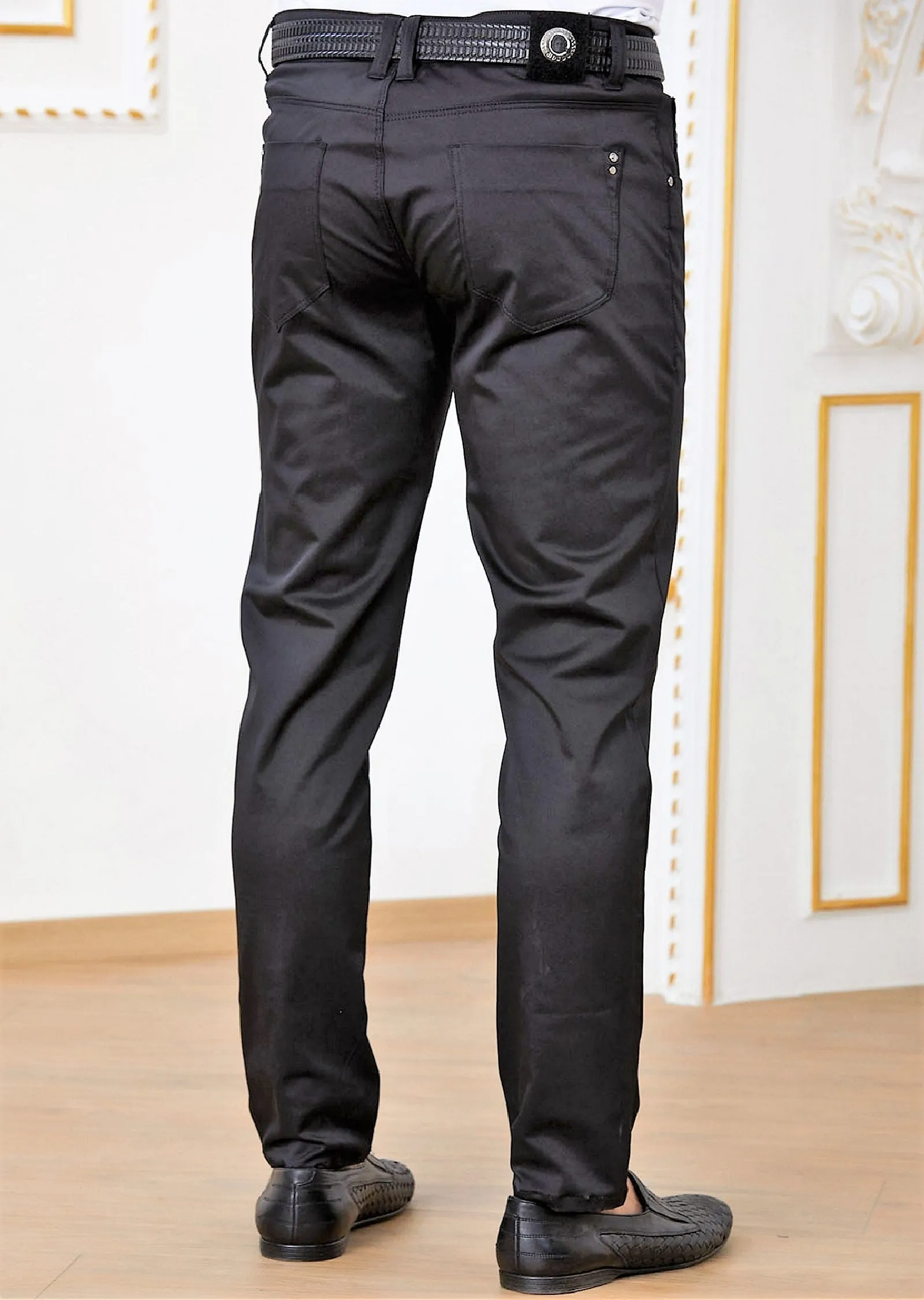 Black "The Buckle" Tech Pants