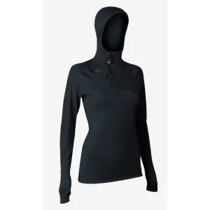 BLACK SPIDER HOODY - WOMEN'S LONG SLEEVE SHIRTS
