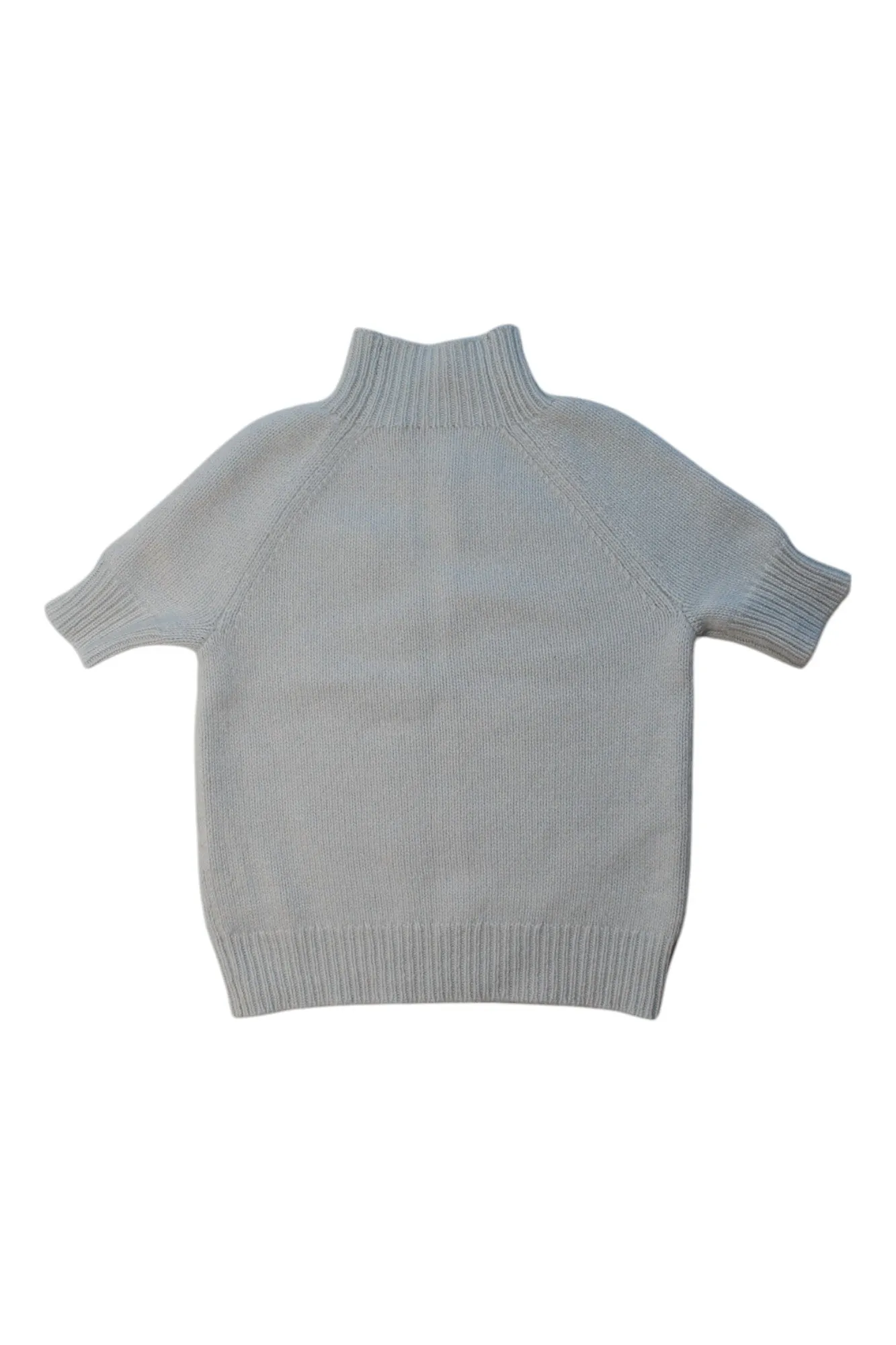 Bonpoint Cashmere Short Sleeve Knit Sweater 6T