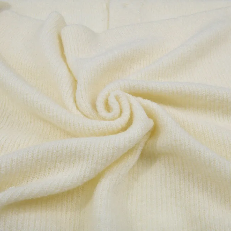 Cardigan V-Neck Long Sleeve Oversized Sweater Button Beige