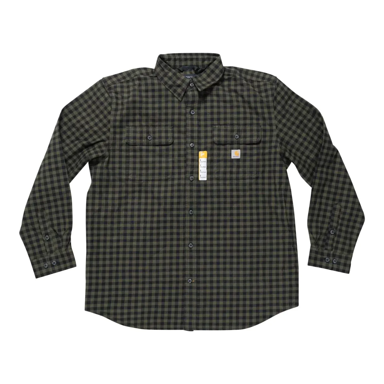 Carhartt Loose Fit Heavyweight Flannel Long-Sleeve Plaid Shirt - Men's