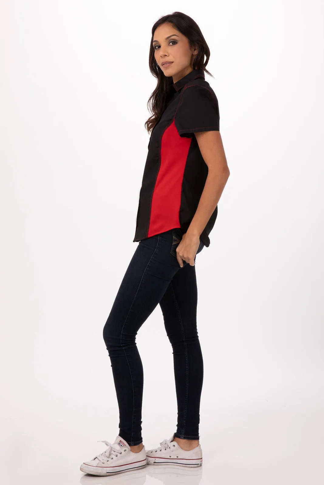 Chef Works Universal Women's Contrast Shirt (CSWC)