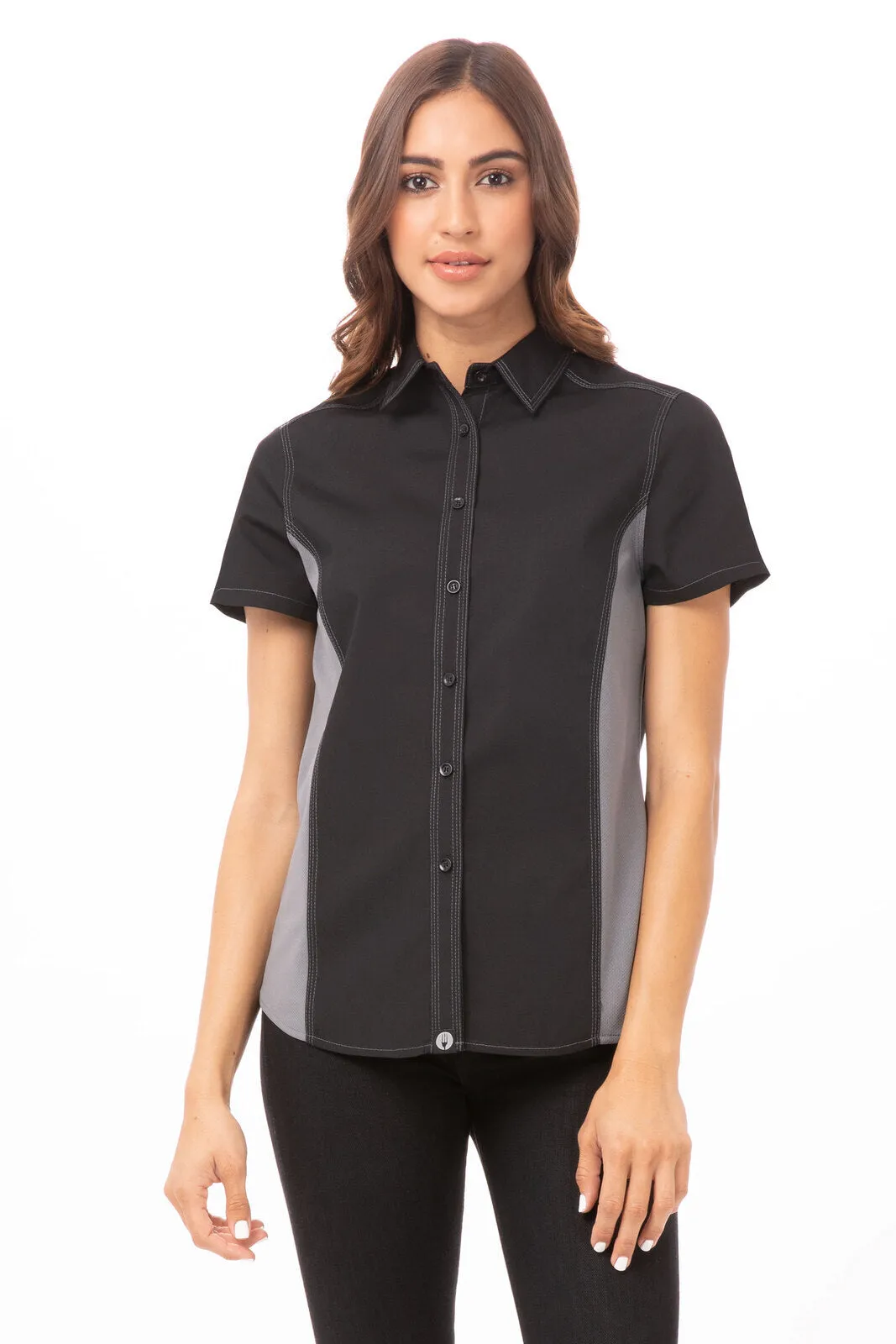 Chef Works Universal Women's Contrast Shirt (CSWC)