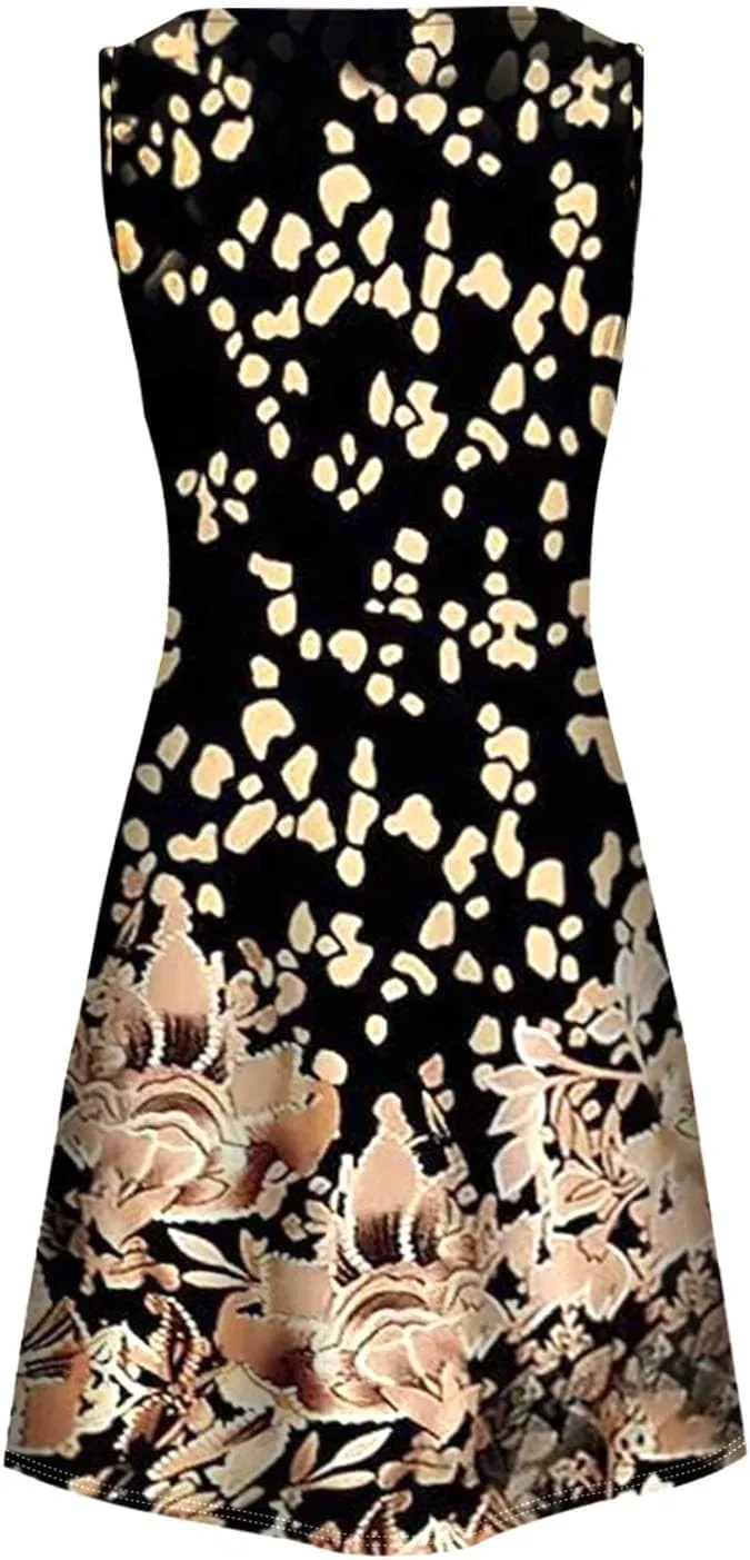 Dresses for Women 2024 Stylish Printed Skinny Dress Women Spring Dresses 2024 Tshirt Dress Midi Summer Dresses for