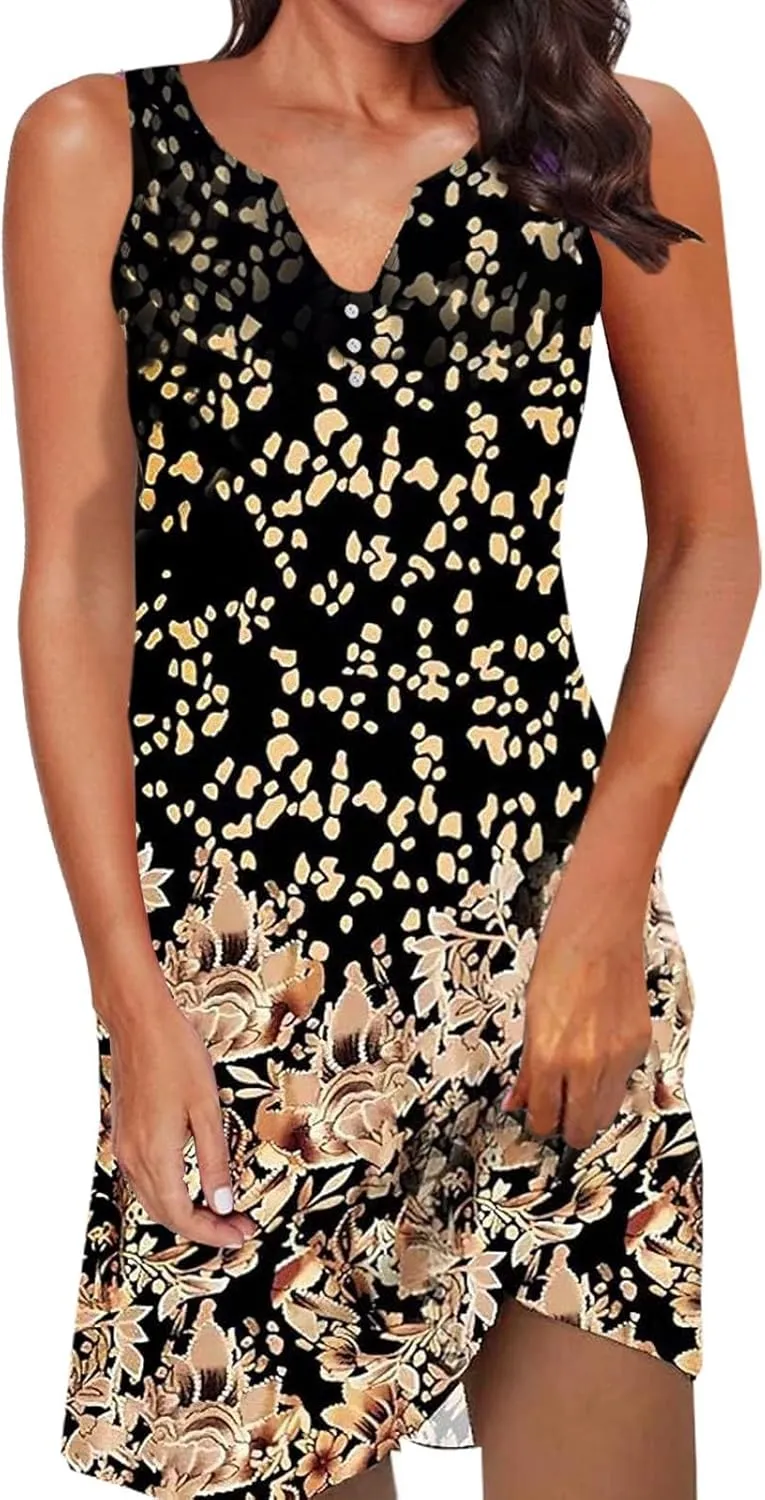Dresses for Women 2024 Stylish Printed Skinny Dress Women Spring Dresses 2024 Tshirt Dress Midi Summer Dresses for