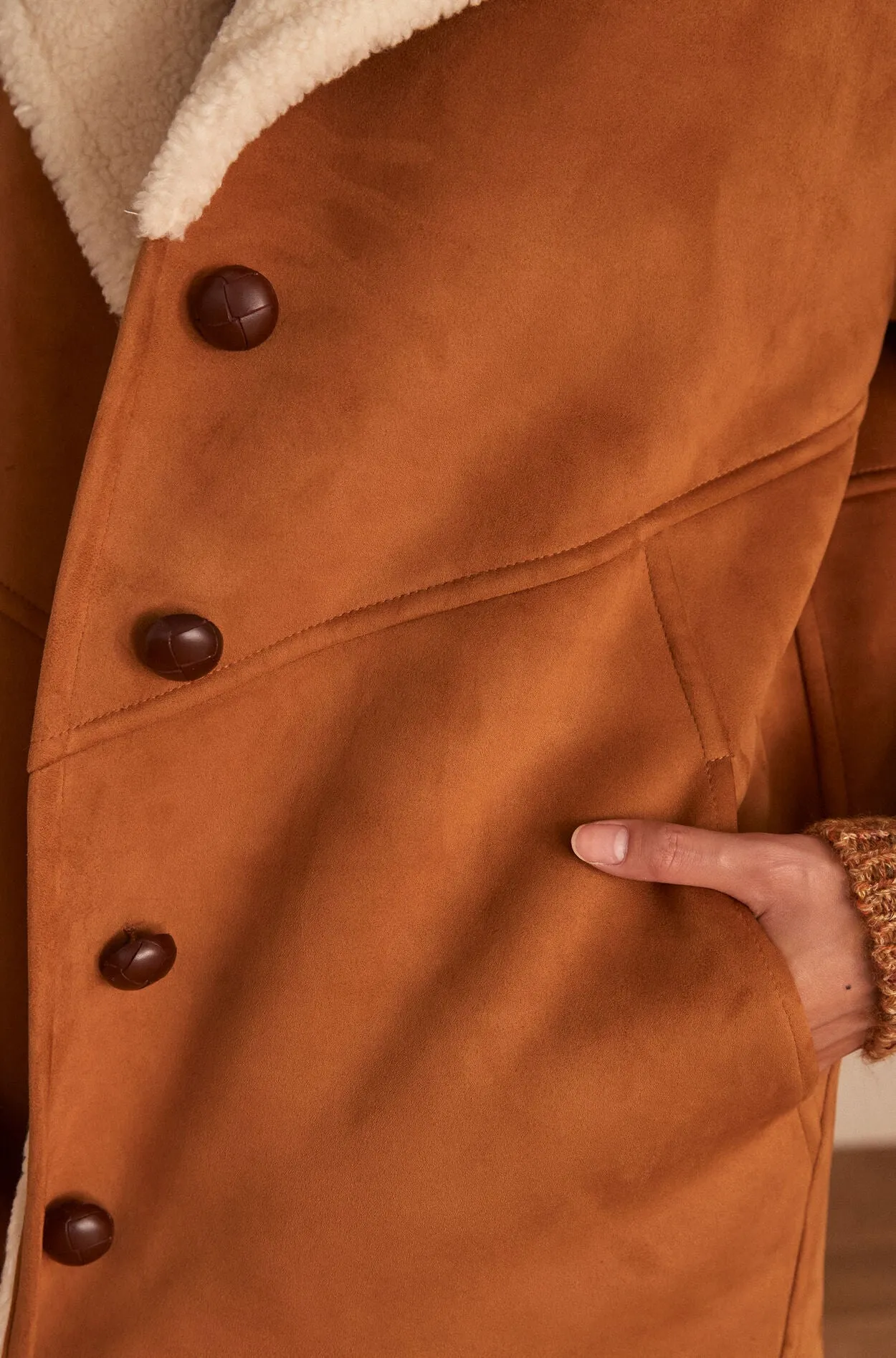 FABULOUS OCHER STRAIGHT COAT
