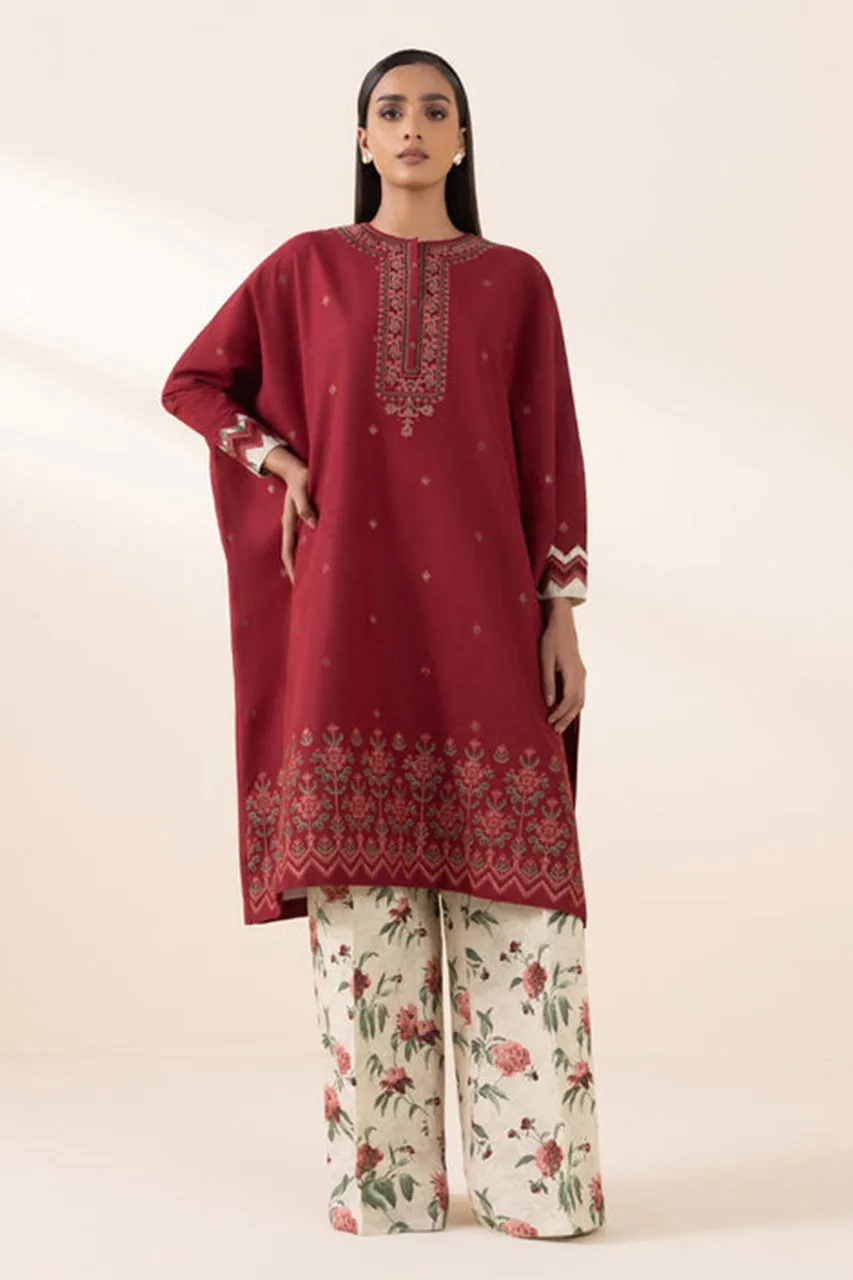 Fall Winter'24 - 2 Piece - Embroidered Khaddar Suit 0U2TEDY24V83