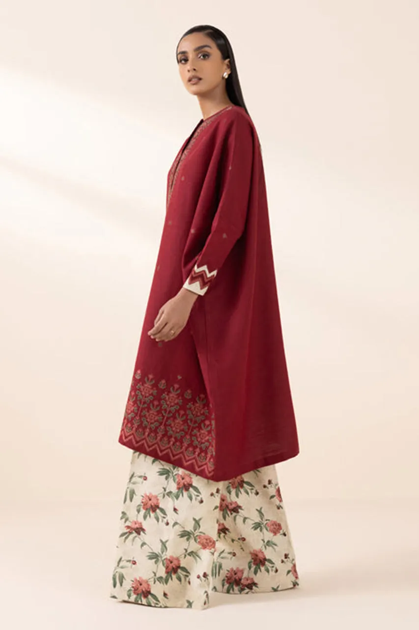 Fall Winter'24 - 2 Piece - Embroidered Khaddar Suit 0U2TEDY24V83