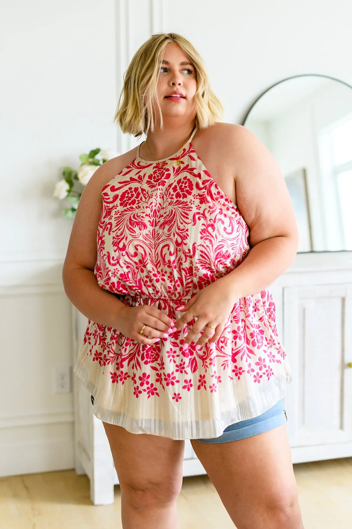 Fantastic Filigree Peplum Blouse - 5/5/2023