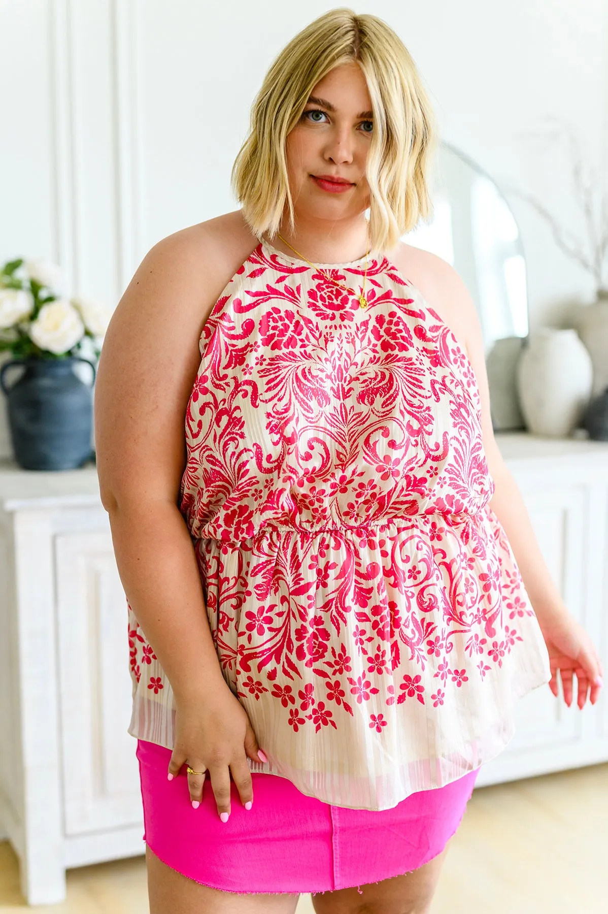 Fantastic Filigree Peplum Blouse - 5/5/2023