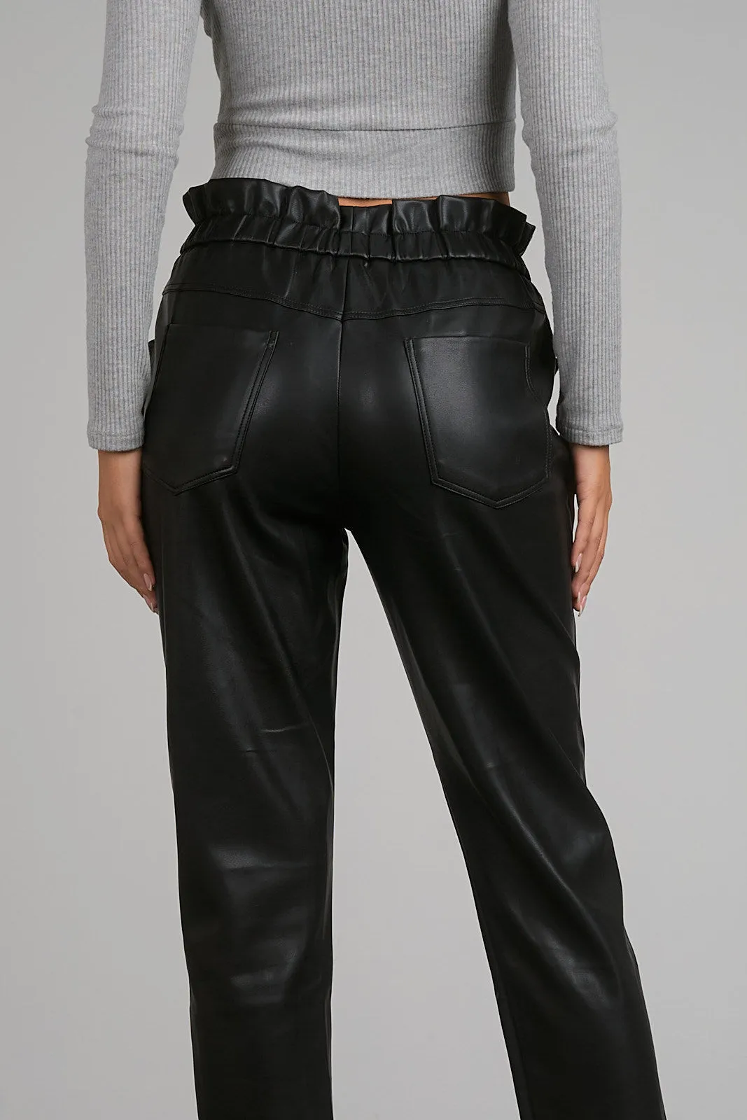 Faux Leather Pants
