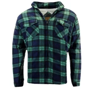 Game Mens GAME R5056 Richmond Sherpa Shirt - Green