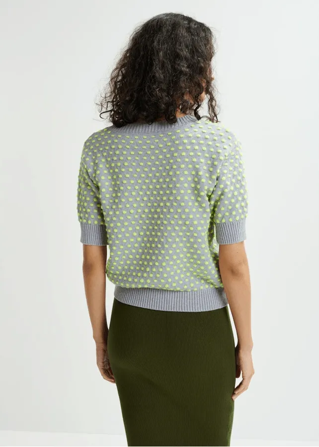 Hopes Jacquard Pullover - Cloud