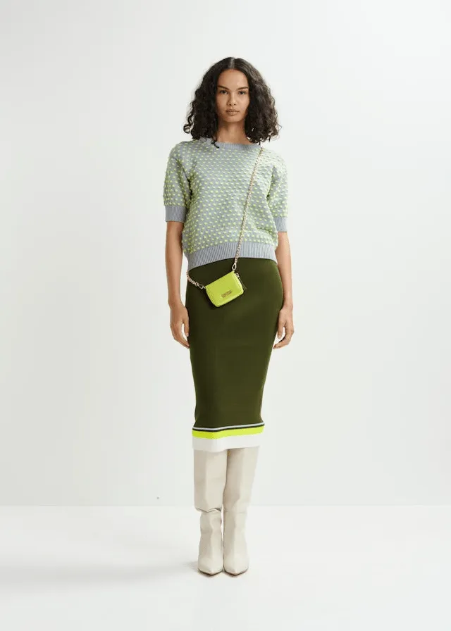 Hopes Jacquard Pullover - Cloud