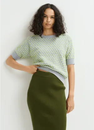 Hopes Jacquard Pullover - Cloud
