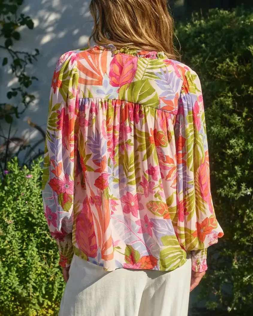 Love Coast Ruffled Top - Azalea Botanic