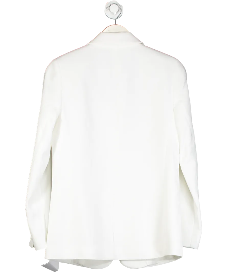 Nobody's Child White Tailored Virgo Bridal Blazer UK 6