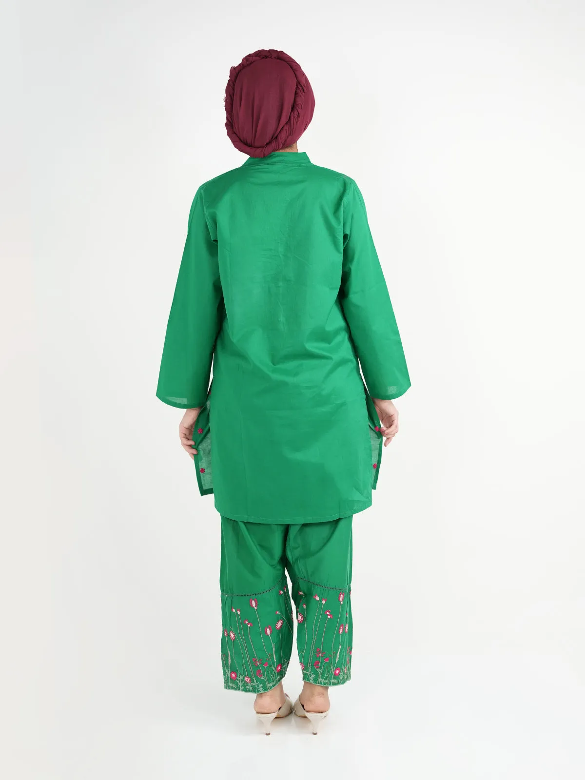 "AZARIA" Casual Cambric Essential Two Piece Suit