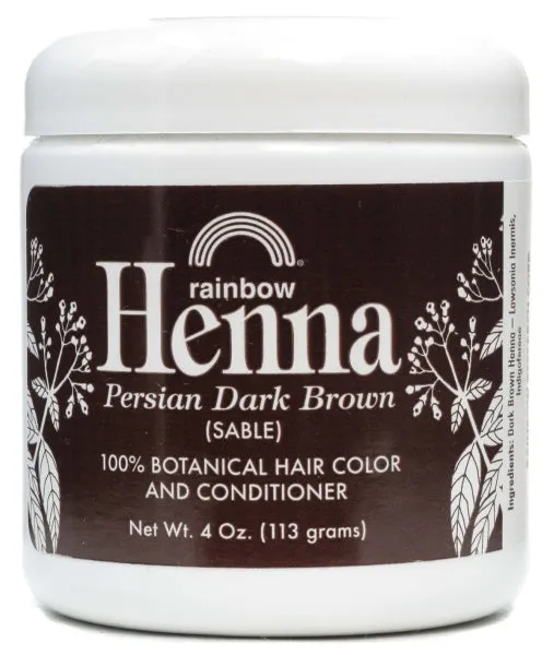 RAINBOW RESEARCH - Dark Brown Henna - 4 oz