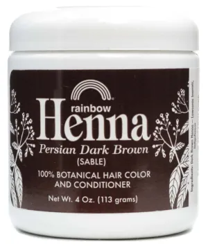 RAINBOW RESEARCH - Dark Brown Henna - 4 oz