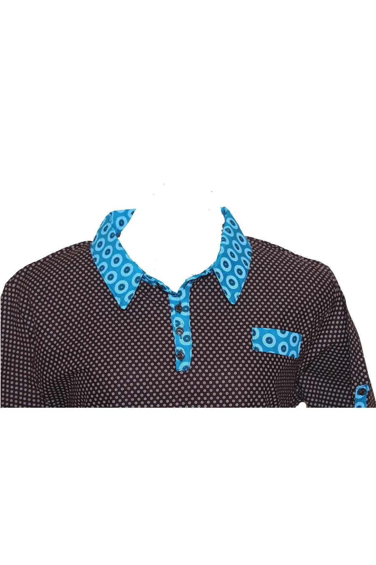 Shweshwe Mens Golf Style Shirt