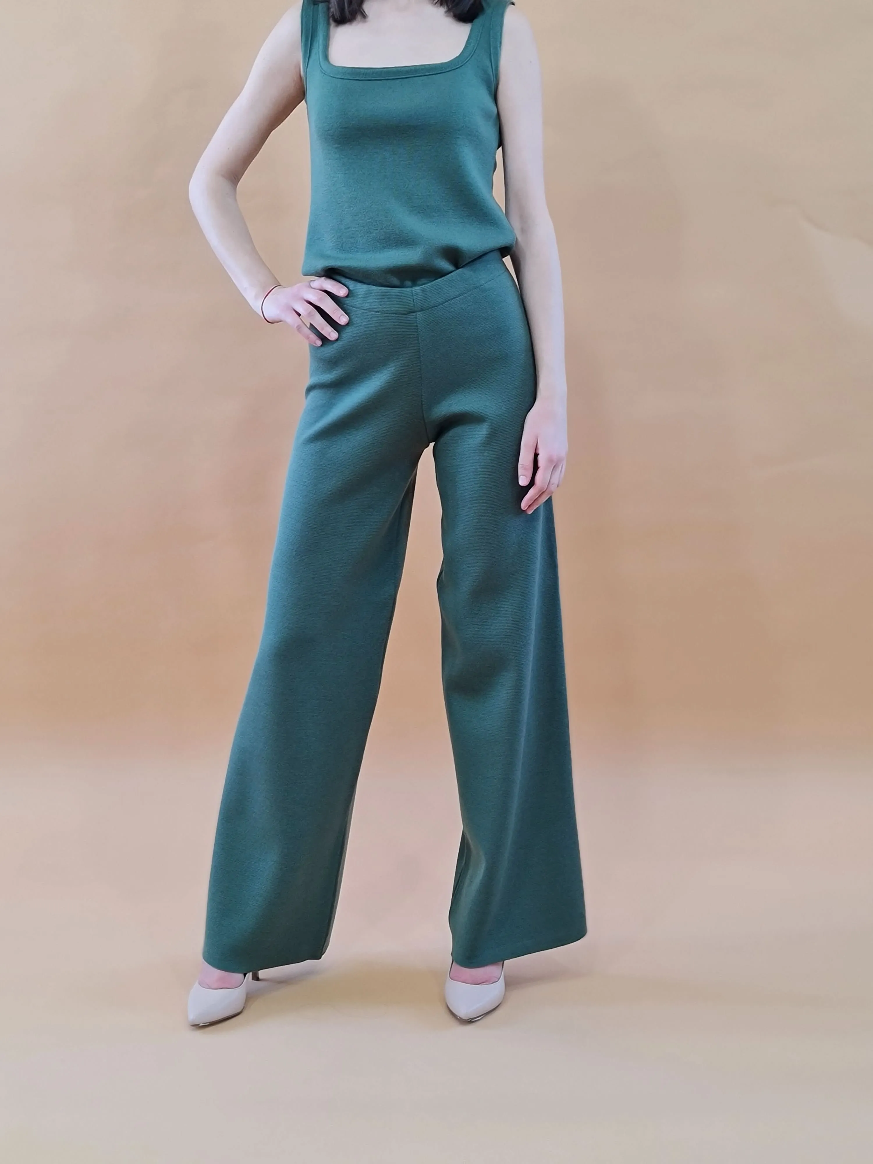 Silenzio Merino Wide-Leg Trousers