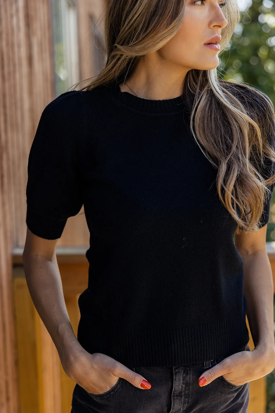 Strong and Wild Short Sleeve Sweater
