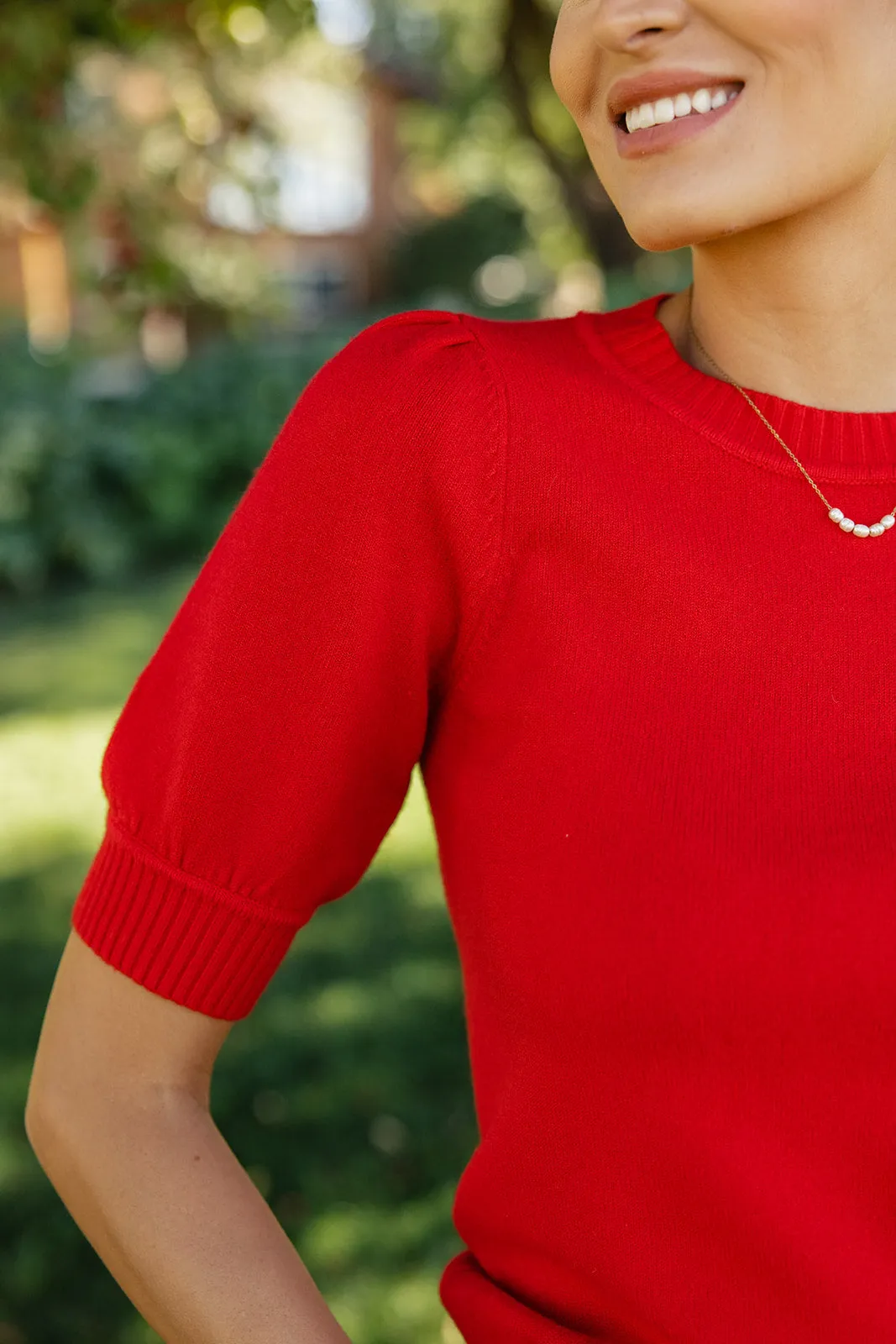 Strong and Wild Short Sleeve Sweater