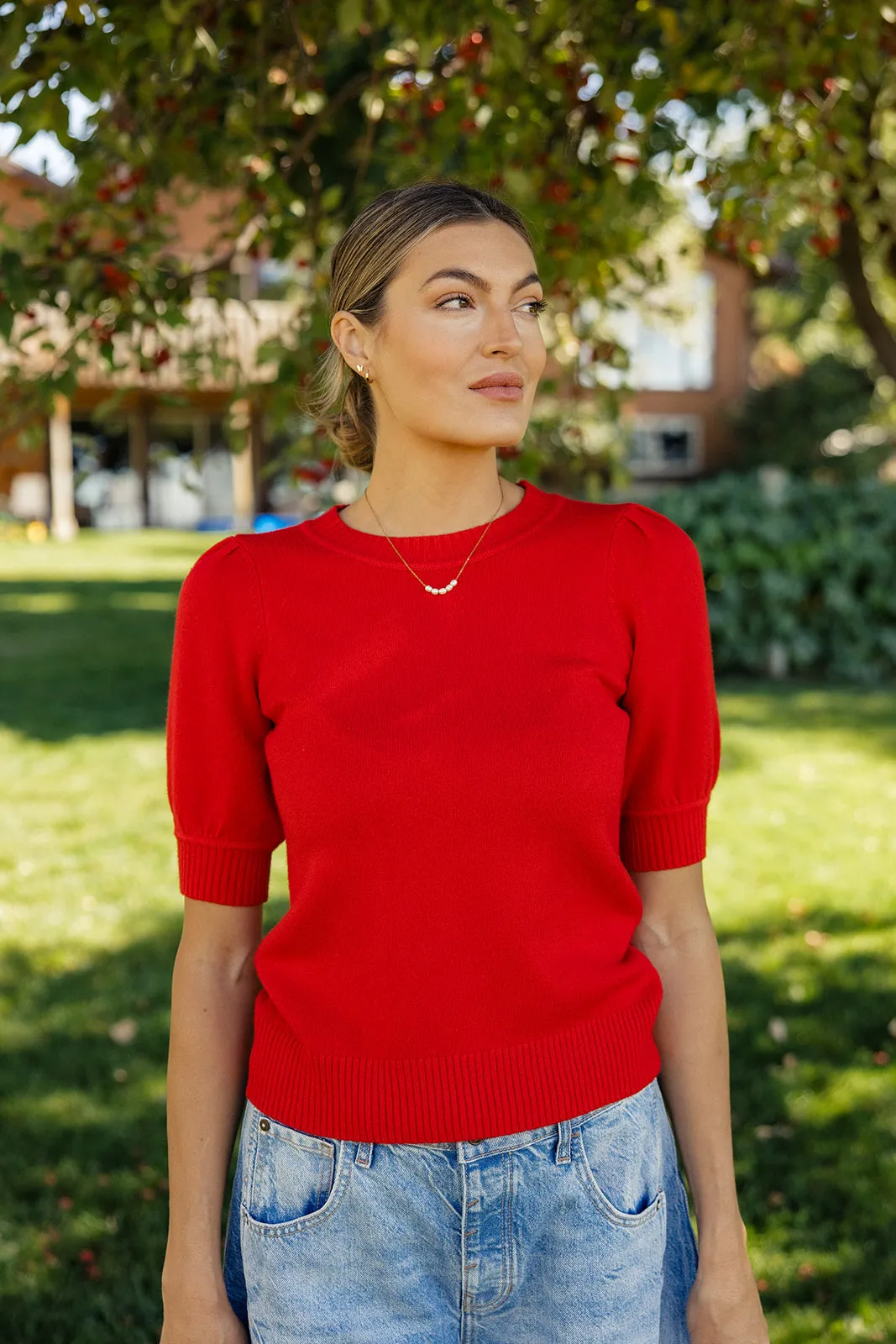 Strong and Wild Short Sleeve Sweater