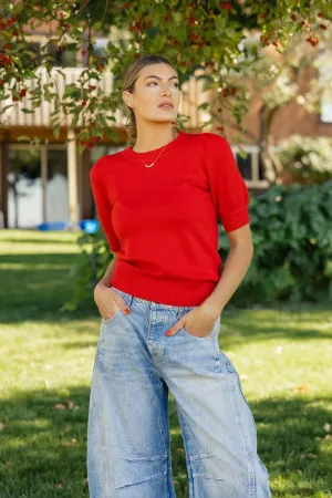 Strong and Wild Short Sleeve Sweater