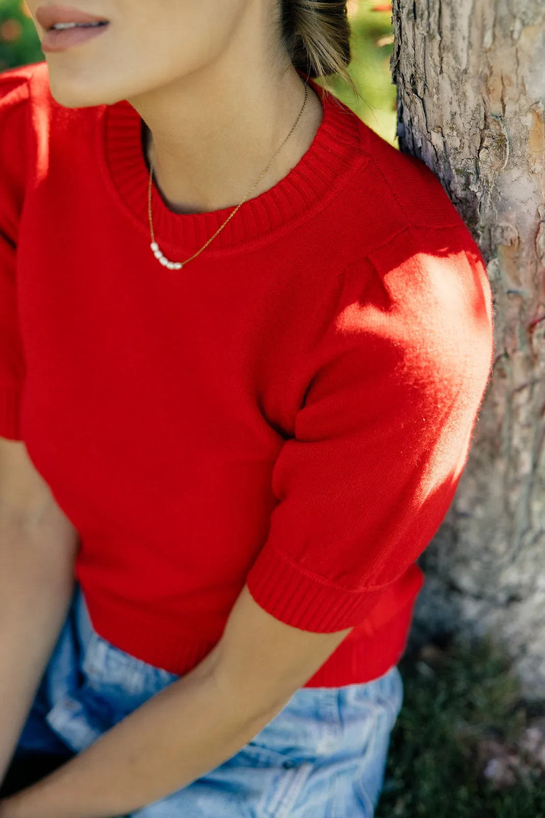 Strong and Wild Short Sleeve Sweater