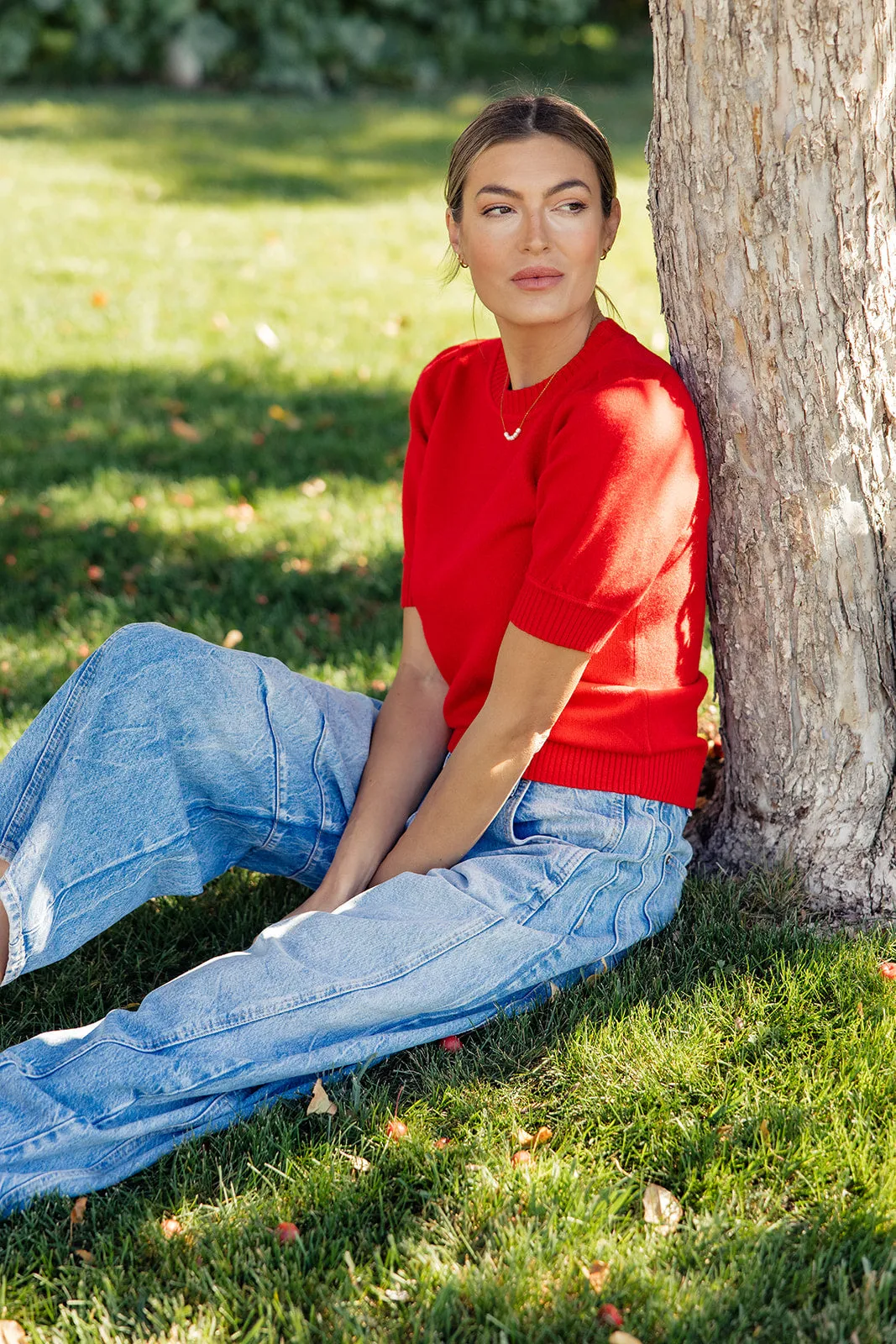 Strong and Wild Short Sleeve Sweater
