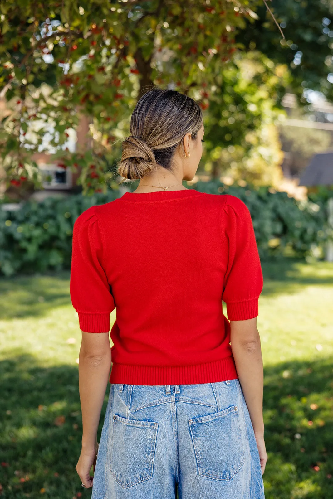Strong and Wild Short Sleeve Sweater