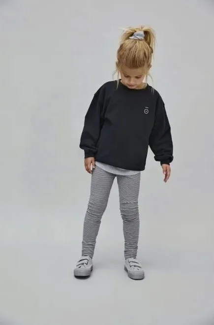 Sweater Dropped Shoulder 10Y Nearly Black