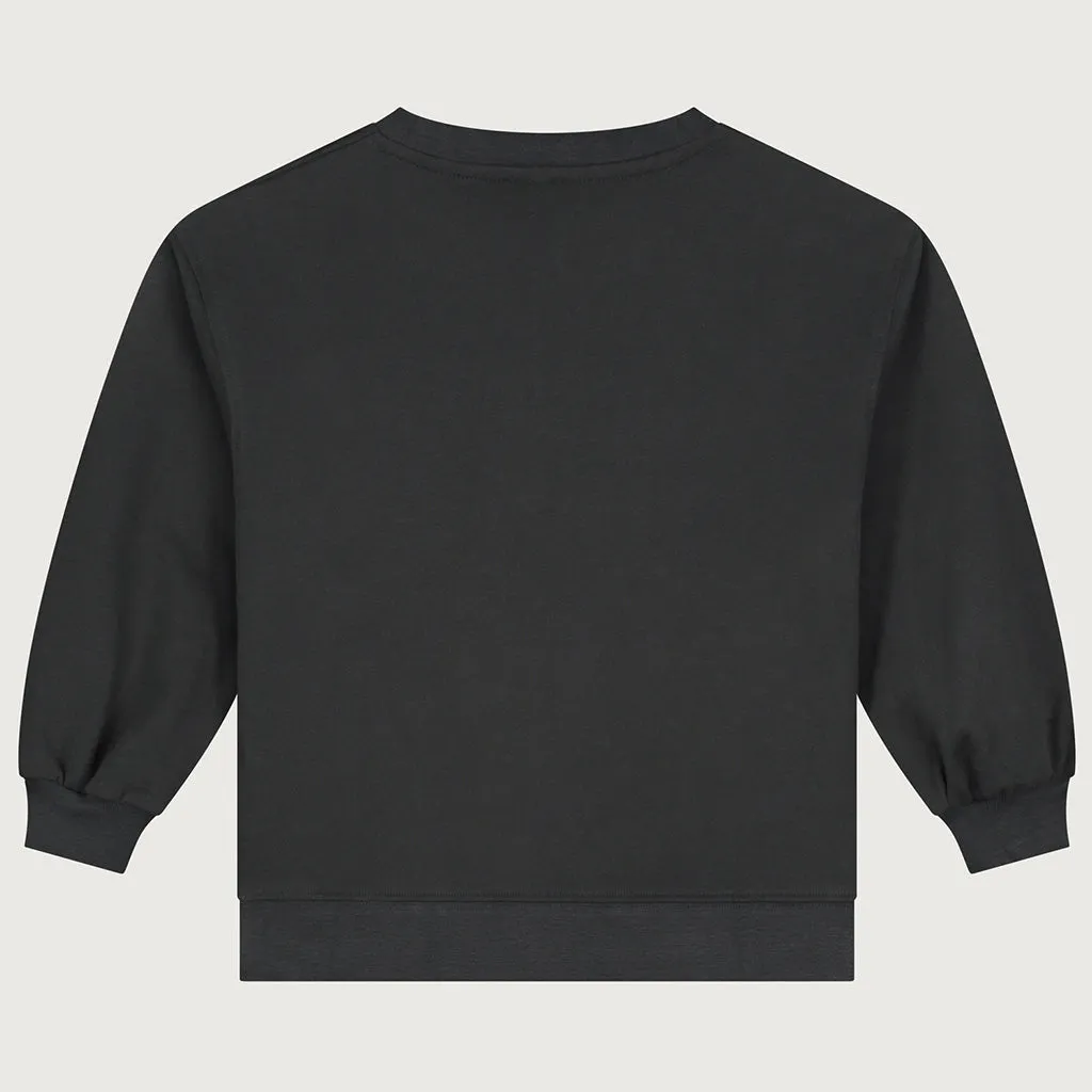 Sweater Dropped Shoulder 10Y Nearly Black