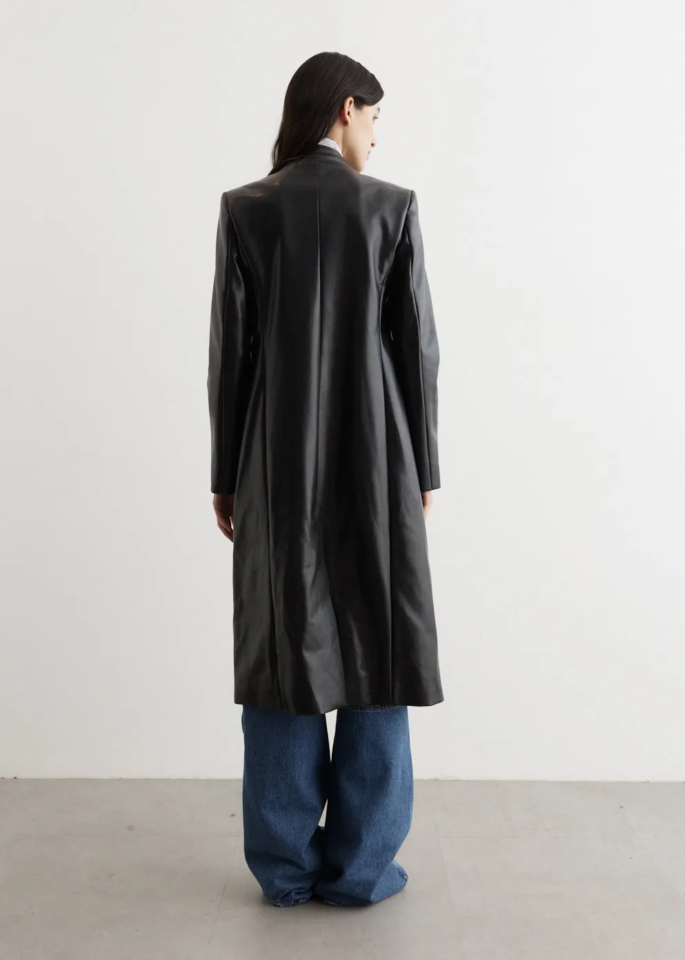 Trompe-Loeil Tailored Coat