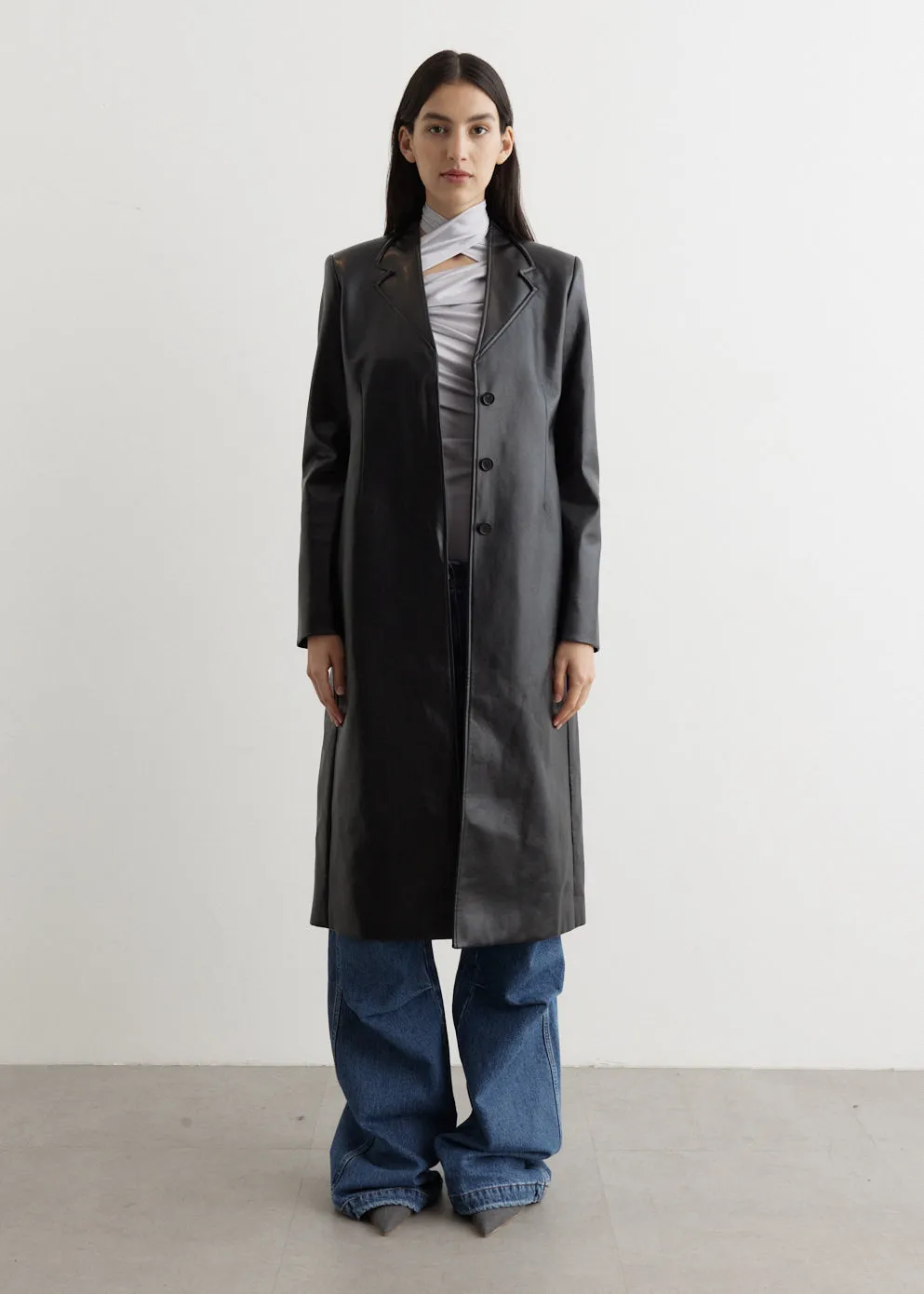Trompe-Loeil Tailored Coat