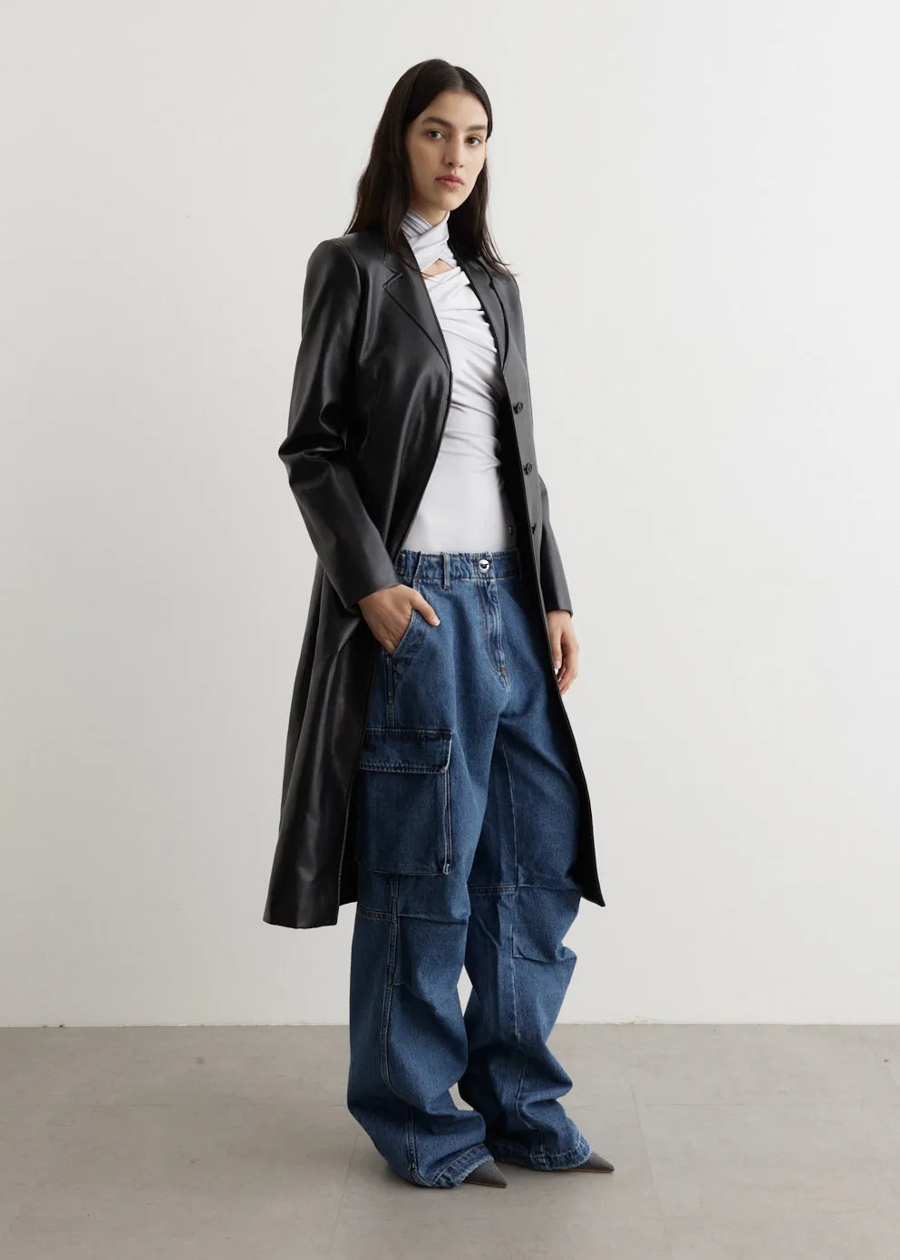 Trompe-Loeil Tailored Coat