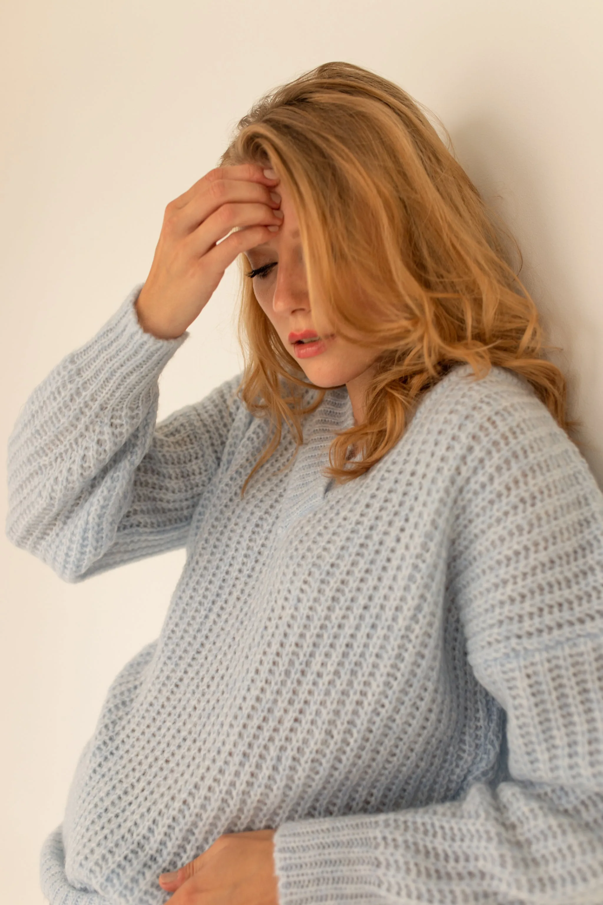 Victoria Merino Wool Sweater- Blue